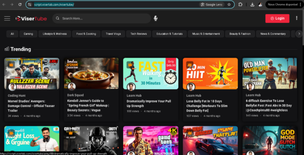 Script ViserTube estilo youtube - Imagem 3